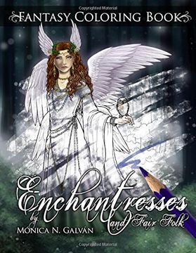portada Enchantresses and Fair Folk: Fantasy Coloring Book: Volume 3 (Enchanted Colors)