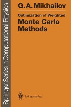 portada optimization of weighted monte carlo methods (en Inglés)