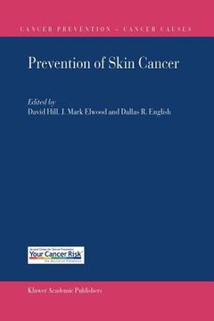 portada prevention of skin cancer (en Inglés)