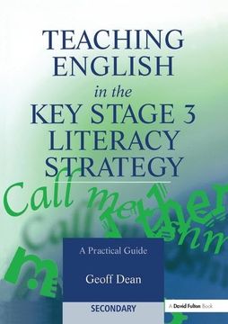 portada Teaching English in the Key Stage 3 Literacy Strategy (in English)