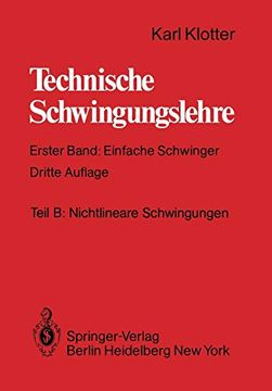 portada Teil b: Nichtlineare Schwingungen: Nichtlineare Schwingungen (Technische Schwingungslehre (in German)