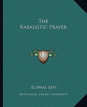 portada the kabalistic prayer (en Inglés)