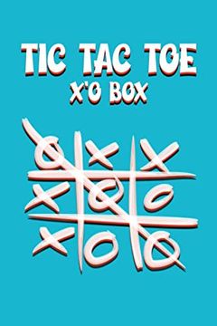 portada Tic tac toe x'o Box: 6" x 9" x'o (Tictactoe) box Game Book With 130 Pages (in English)