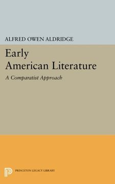 portada Early American Literature: A Comparatist Approach (Princeton Legacy Library) (en Inglés)