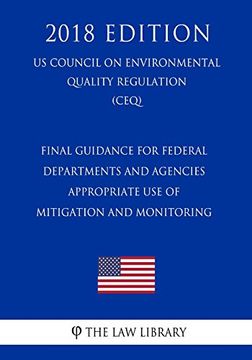 portada Final Guidance for Federal Departments and Agencies - Appropriate use of Mitigation and Monitoring 