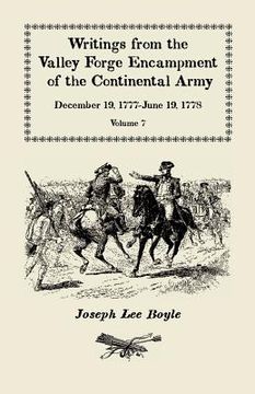 portada "i could not refrain from tears," writings from the valley forge encampment of the continental army, december 19, 1777-june 19, 1778, volume vii