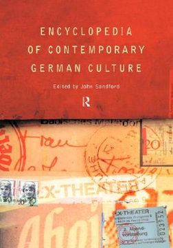 portada encyclopedia of contemporary german culture (en Inglés)