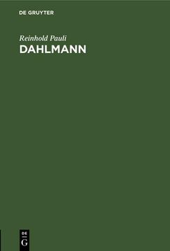 portada Dahlmann (en Alemán)