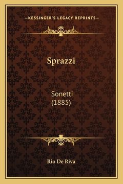 portada Sprazzi: Sonetti (1885) (en Italiano)