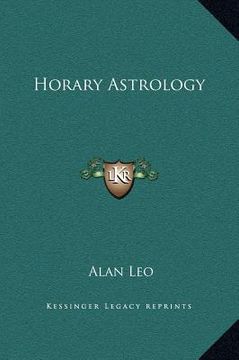 portada horary astrology (en Inglés)