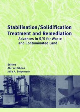 portada stabilisation/solidification treatment and remediation: proceedings of the international conference on stabilisation/solidification treatment and reme (en Inglés)