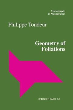 portada Geometry of Foliations
