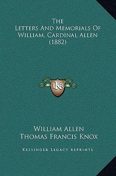 portada the letters and memorials of william, cardinal allen (1882) (in English)