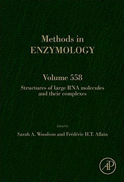 portada Structures of Large rna Molecules and Their Complexes, Volume 558 (Methods in Enzymology) (en Inglés)