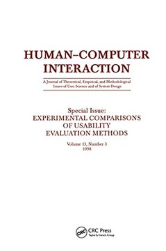 portada Experimental Comparisons of Usability Evaluation Methods: A Special Issue of Human-Computer Interaction (en Inglés)