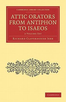 portada attic orators from antiphon to isaeos 2 volume paperback set