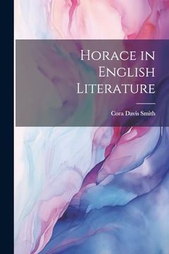 portada Horace in English Literature (en Inglés)