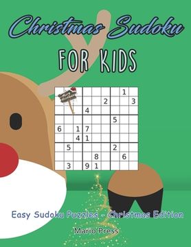 portada Christmas Sudoku For Kids: Christmas Sudoku For Kids