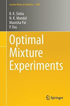 portada Optimal Mixture Experiments (Lecture Notes in Statistics)