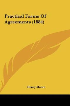 portada practical forms of agreements (1884) (en Inglés)