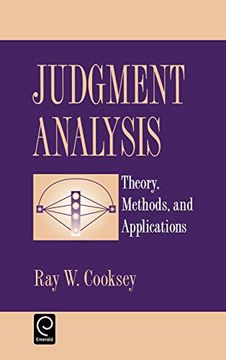 portada Judgment Analysis: Theory, Methods, and Applications (Economic Theory, Econometric, And) (en Inglés)