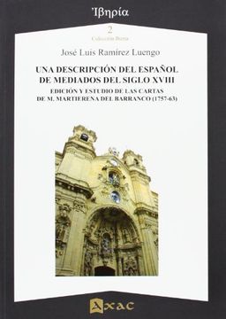 portada Una Descripción Del Español De Mediados Del Siglo Xviii