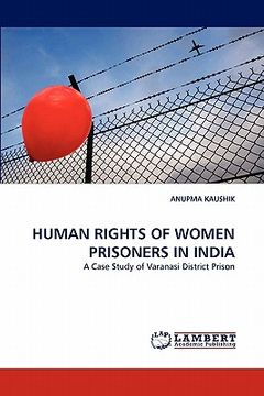 portada human rights of women prisoners in india (en Inglés)