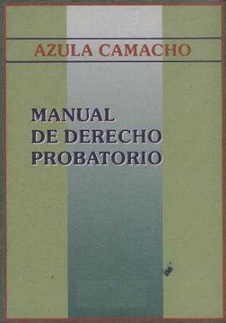 portada manual de derecho probatorio