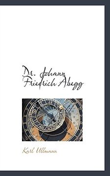 portada dr. johann friedrich abegg (en Inglés)