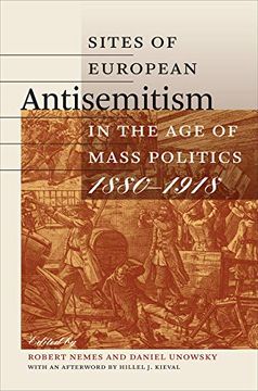 portada Sites of European Antisemitism in the Age of Mass Politics, 1880-1918 (in English)