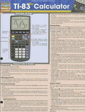 portada ti-83 plus calculator (in English)