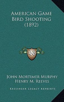 portada american game bird shooting (1892) (en Inglés)