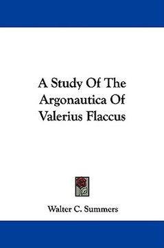 portada a study of the argonautica of valerius flaccus (en Inglés)