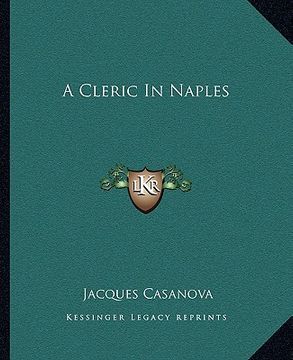 portada a cleric in naples (en Inglés)