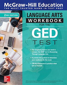 portada Mcgraw-Hill Education Language Arts Workbook for the ged Test, Second Edition 