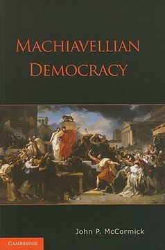 portada Machiavellian Democracy (en Inglés)