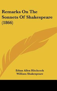 portada remarks on the sonnets of shakespeare (1866) (en Inglés)