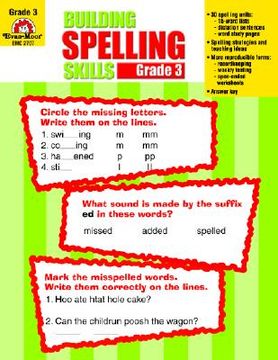 building spelling skills,grade 3