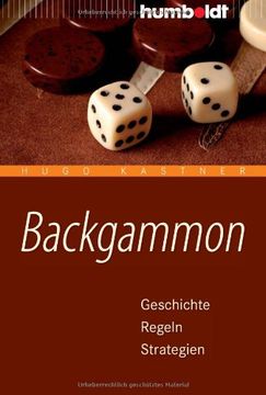 portada Backgammon: Geschichte, Regeln, Strategien (en Alemán)