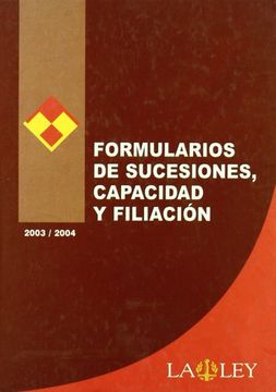 portada Formularios de sucesiones, capacidad y filiación (in Spanish)