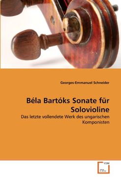 portada Béla Bartóks Sonate für Solovioline