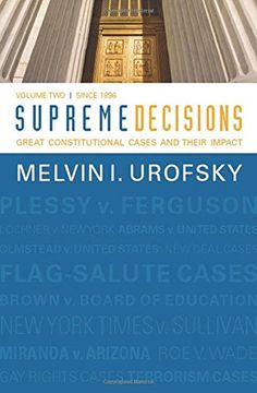 portada Supreme Decisions, Volume 2: Great Constitutional Cases and Their Impact, Volume Two: Since 1896 (in English)