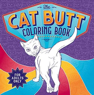 portada The cat Butt Coloring Book: Adult Coloring Book (en Inglés)