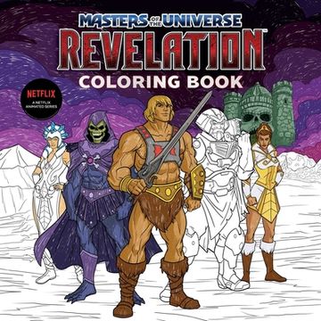 portada Masters of the Universe Revelation Official Coloring Book (en Inglés)
