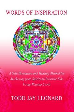 portada words of inspiration: a self-divination and healing method for awakening your spiritual-intuitive side using playing cards (en Inglés)