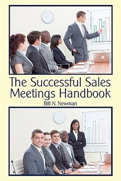 portada the successful sales meetings handbook (en Inglés)