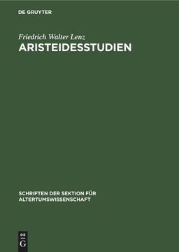 portada Aristeidesstudien (in German)