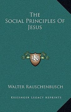 portada the social principles of jesus (en Inglés)