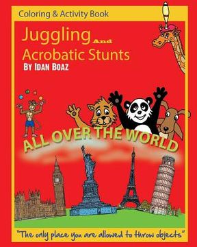 portada Juggling and Acrobatic Stunts: Coloring & Activity Book (in English)