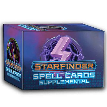 portada Paizo Inc. Starfinder: Spell Cards Supplemental - Expansion Spell Cards for Starfinder Rpg, Game Accessory 